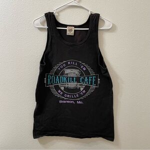 Roadkill cafe tank top vintage black medium